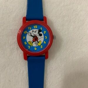 Disney Mickey Mouse Blue and Red Kids Watch